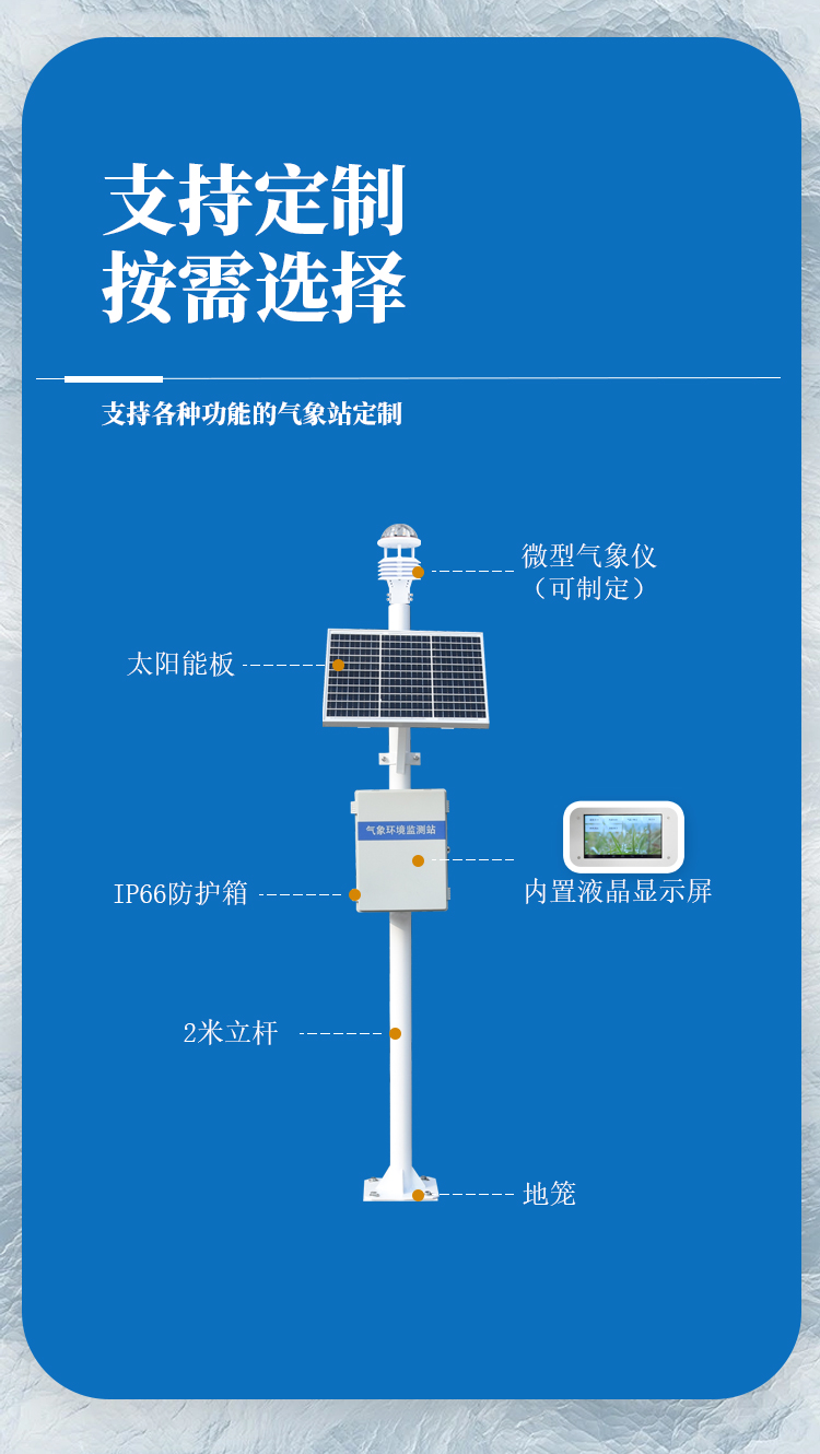 科研气象站产品结构图