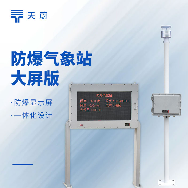 大屏防爆气象站