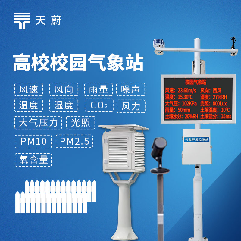 校园气象站怎么建、怎么选?天蔚TW-XQ系列选型问答